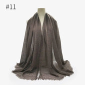 Crinkle Hijab scarf for women