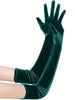 Long Velvet Gloves for winter