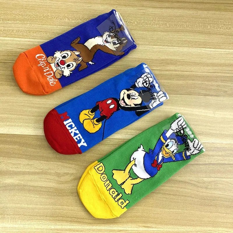 Mickey Minnie cute cartoon 5 pair socks