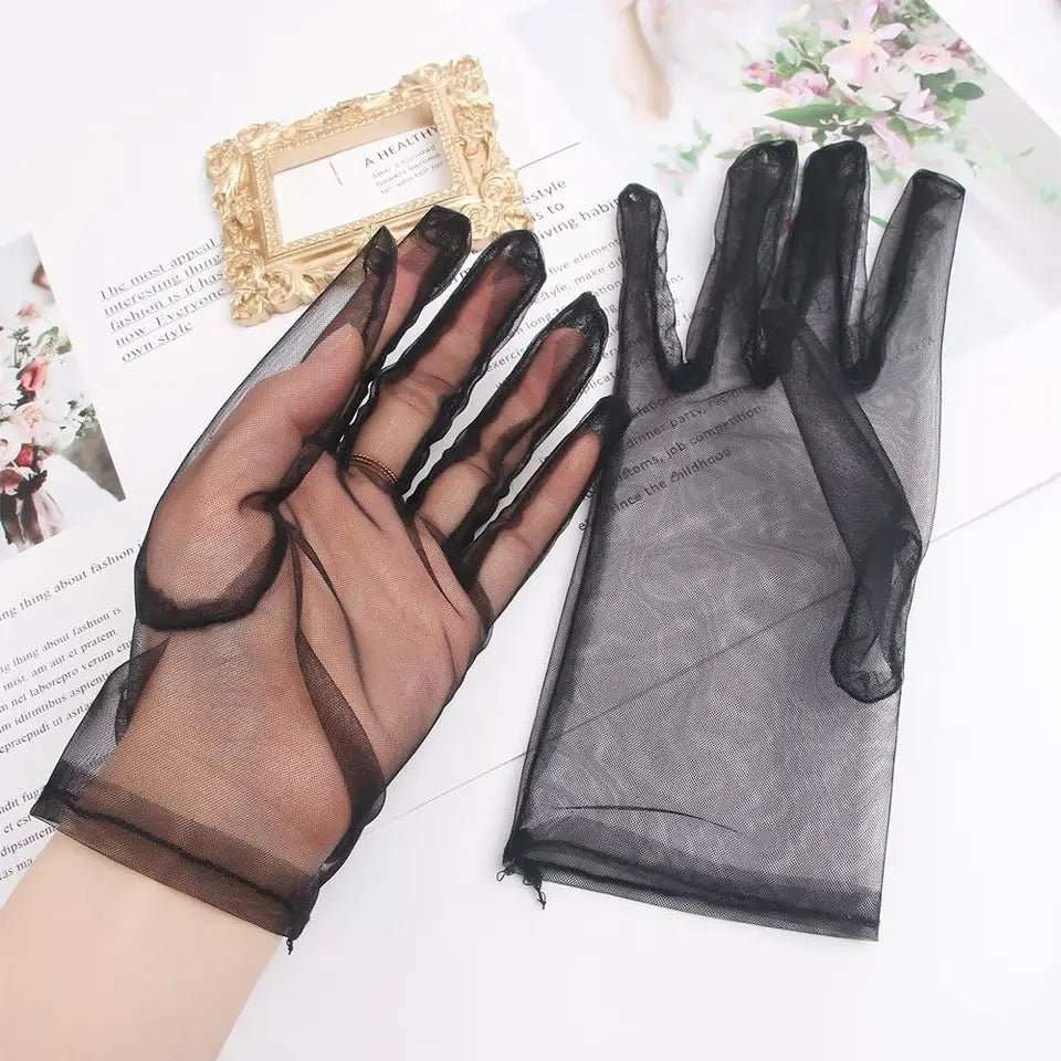 Women transparent Gloves for wedding