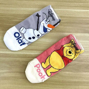 Mickey Minnie cute cartoon 5 pair socks