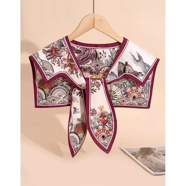 Floral print Dickey Collar for Women