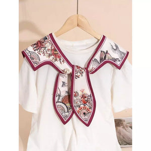 Floral print Dickey Collar for Women