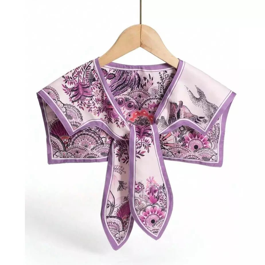 Floral print Dickey Collar for Women