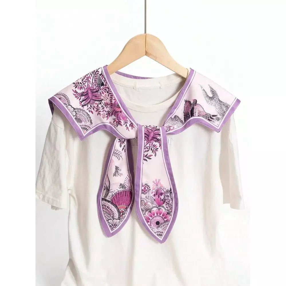 Floral print Dickey Collar for Women