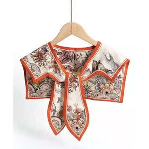 Floral print Dickey Collar for Women