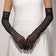 Rhinestone Decor Gloves