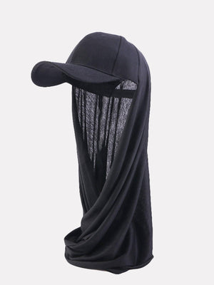 Chiffon Hijab with baseball cap