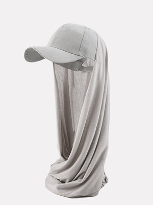 Chiffon Hijab with baseball cap