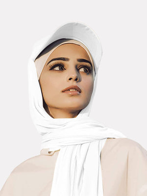 Chiffon Hijab with baseball cap