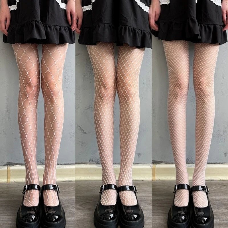 Fishnet stockings or fishnet Tights