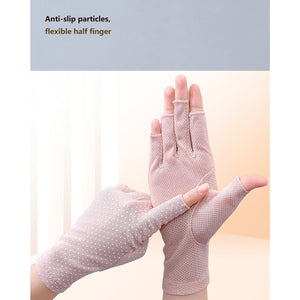 Fingerless Sun protection Driving Gloves