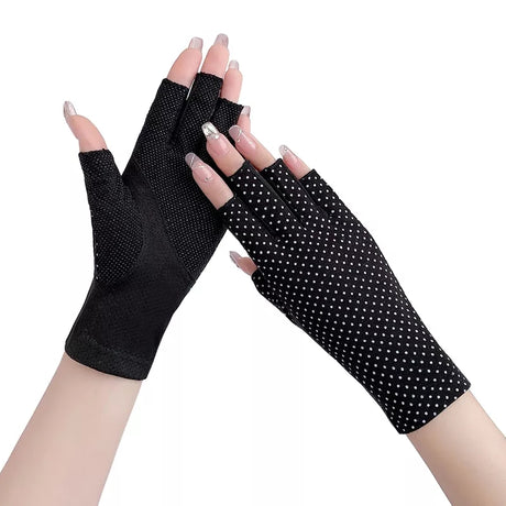 Fingerless Sun Protection Driving Gloves | Dot Design