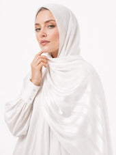 نصف كتان مع نصف خطوط ساتان