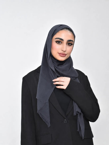 شال فيسكوز فاخر عرض صغير حجاب