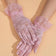 Floral Lace Gloves | Full Finger | Stylish