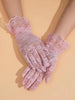 Floral Lace Gloves | Full Finger | Stylish