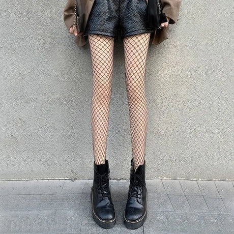 Fishnet stockings or fishnet Tights