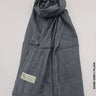 Cashmere Linen Hijab For Winter Dark Grey / Plain Scarf (Hijab)