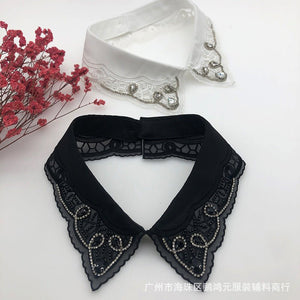 Versatile fashion crystal fake collar