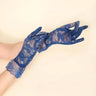 Floral Lace Gloves | Full Finger | Stylish