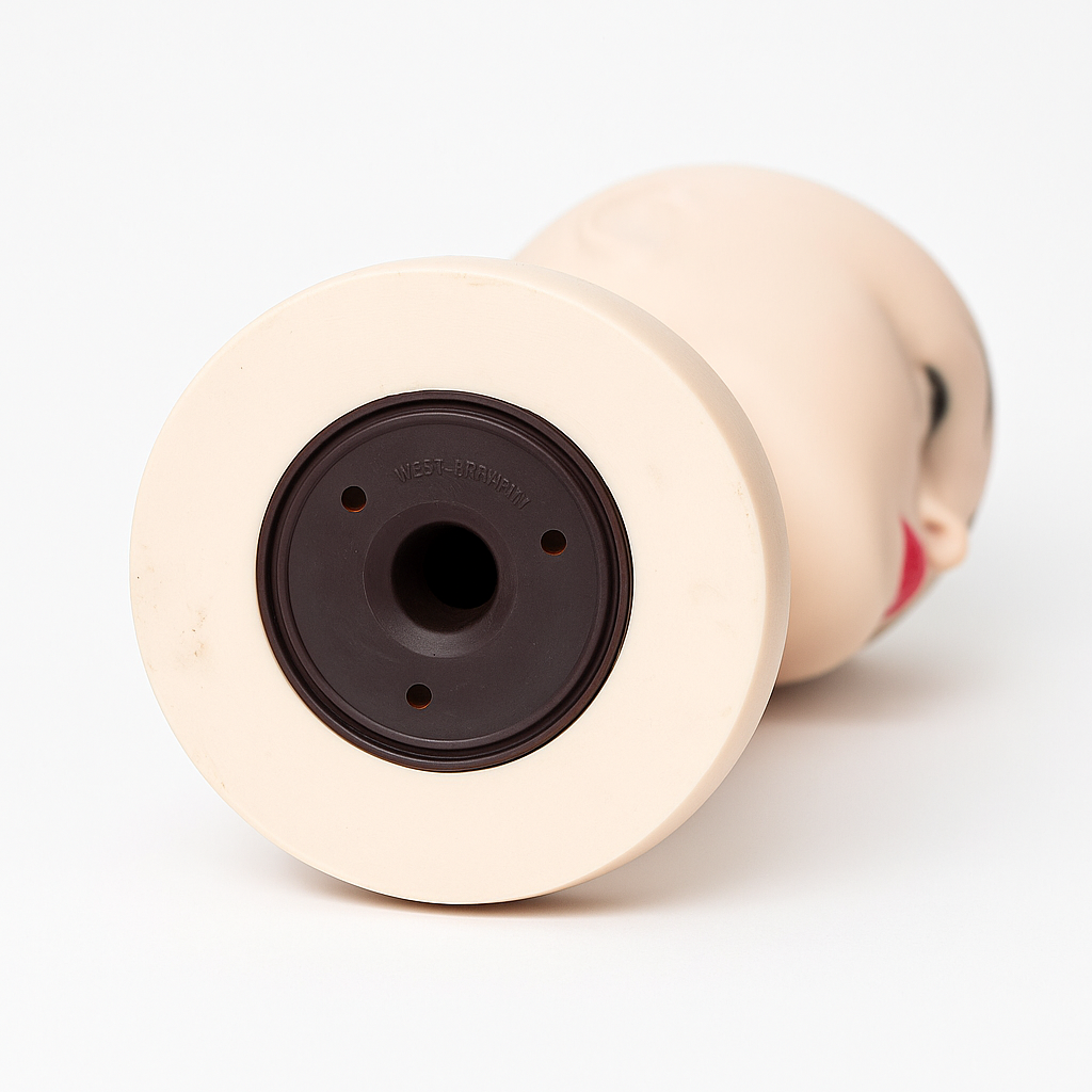 قبعة عرض شعر مستعار على شكل رأس مانيكان للنساء