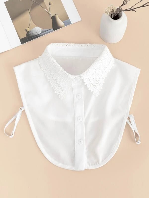 Lace Dickey Collar for Women | Plain