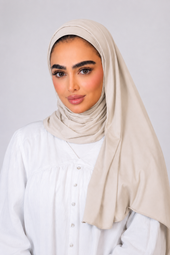 حجاب قصير من القطن الإما