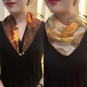 Silk Magnetic Scarf for Women