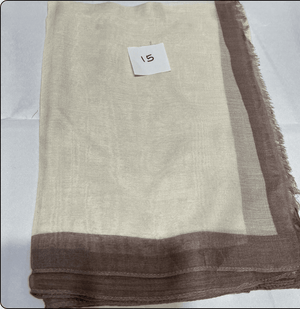 Frame border Linen scarf Kuwait lady