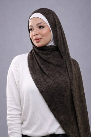 Shajar Print Digital Hijab Smack Touch (Hijab)