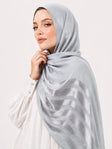 نصف كتان مع نصف خطوط ساتان