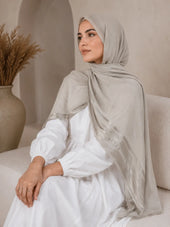 وشاح كتان لامع