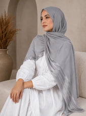 وشاح كتان لامع