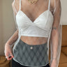 Mesh Top with Lining Without Bra