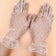 Mesh Trim Bridal Gloves