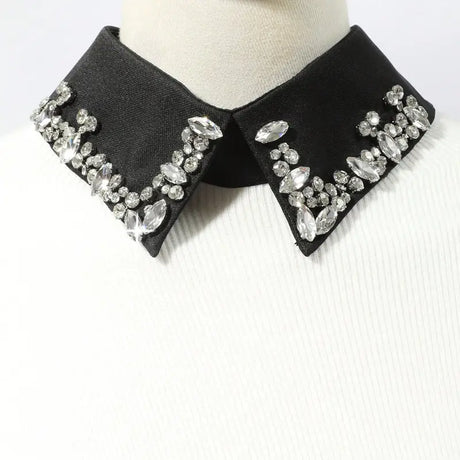 Rhinestones design neck fake Collar