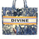 Leaf Print Tote bag fashion shopping bag