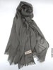 Farah Light Weight Scarf Charcoal Grey Linen