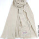 Farah Premium Quality Shawl Light Beige Linen Scarf
