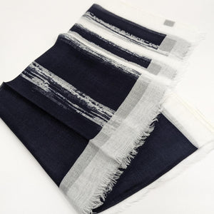 Frame border Linen scarf new print