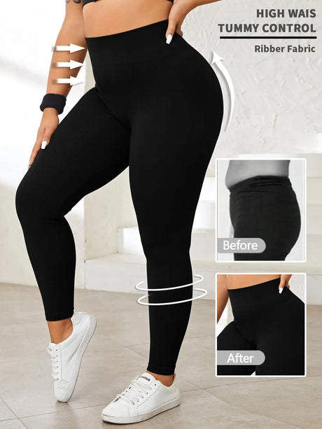 Stretchable Plus Size Leggings Smack Touch