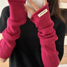 Half Finger Winter arm Sleeves for women