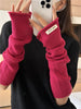 Half Finger Winter arm Sleeves for women