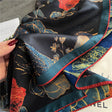 Double face printed Silk Scarf