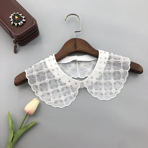 Crystal shawl fake collar