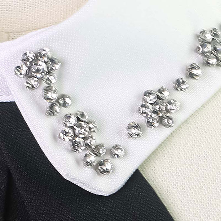 Rhinestones design neck fake Collar