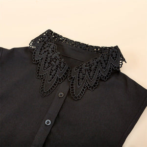 Hollow angel versatile fake collar