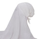 Instant Chiffon Hijab with tie back Undercap