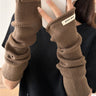 Half Finger Winter arm Sleeves for women